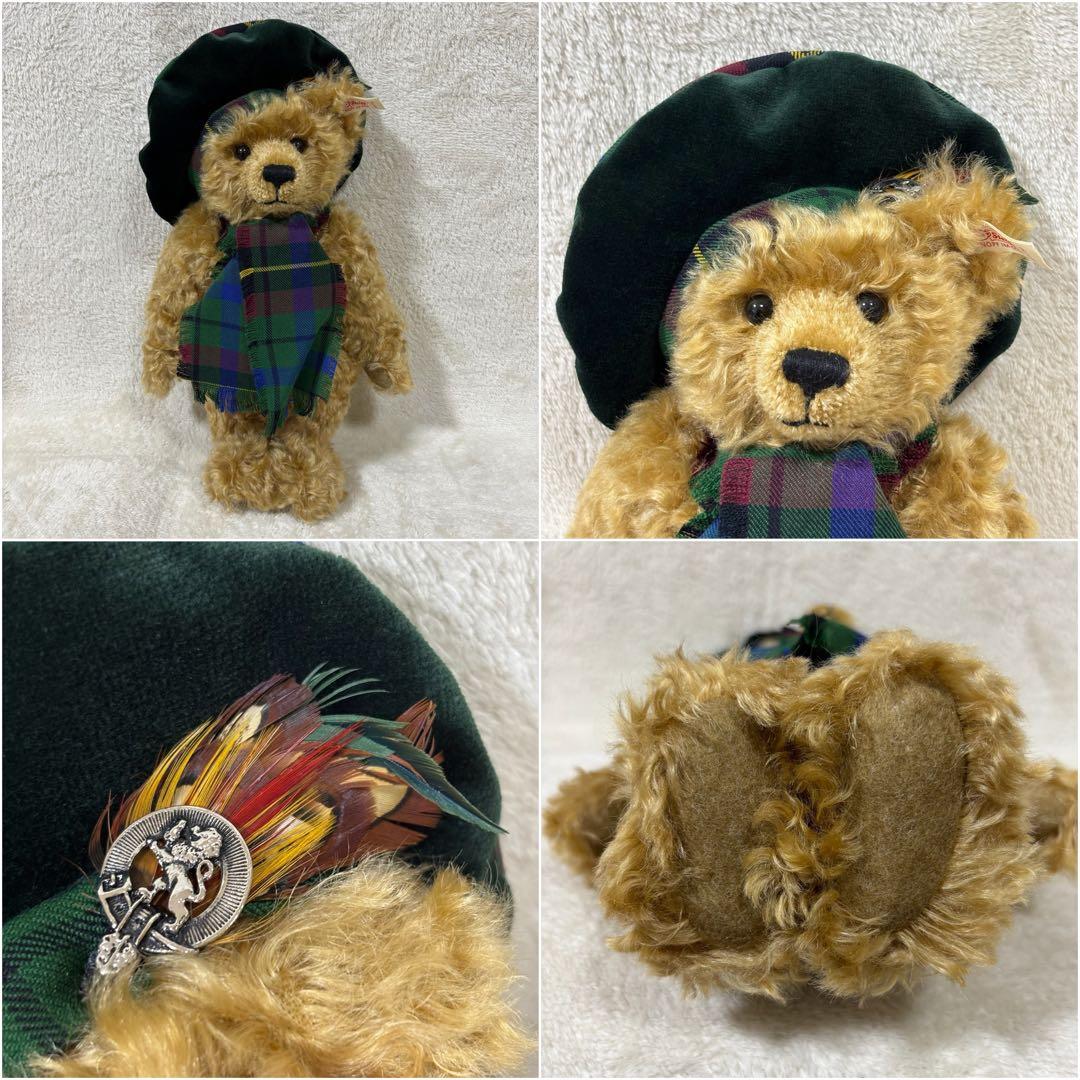 【限定品】Steiff シュタイフ スコティッシュ ベア 白タグ 赤文字
