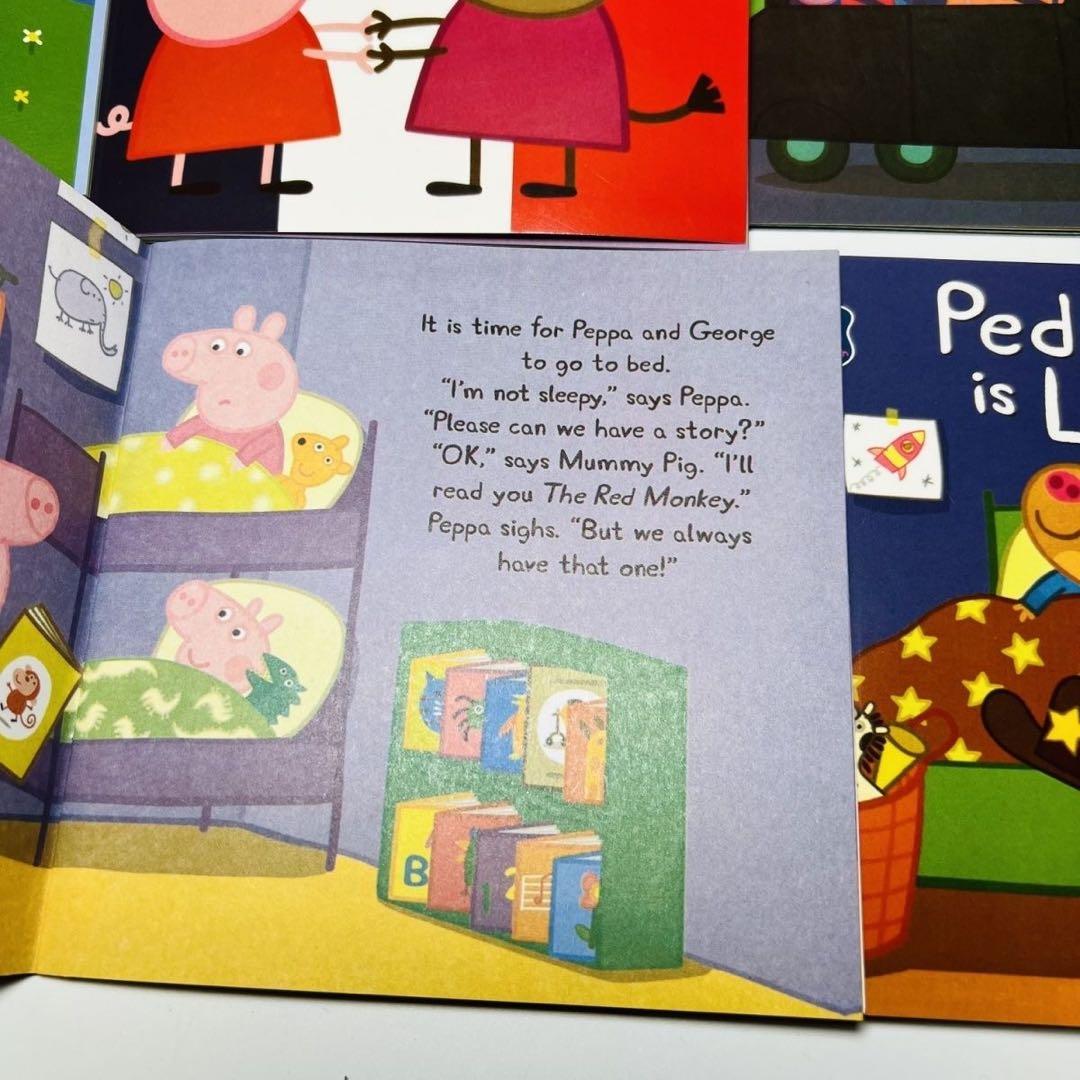 PeppaPig 黄箱　青箱　2点お得セット　ペッパピッグ　音源おまけ付 洋書