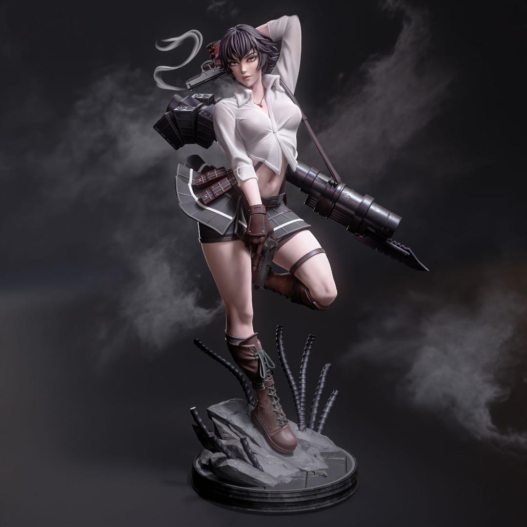 レディ 1/8 未塗装未組立 フィギュア ガレージキット DMC