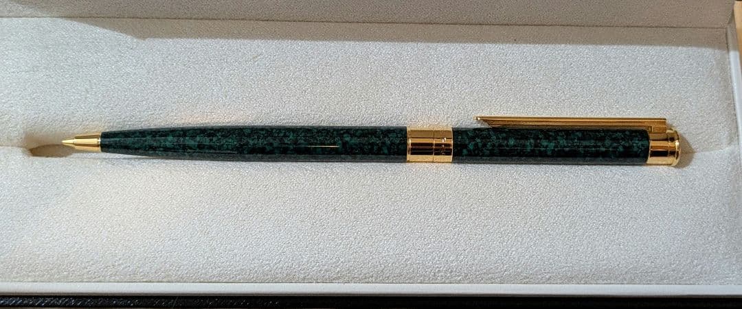 新品未使用　廃盤　MONTBLANC　ノブレスオブリージュ　グリーンマーブル