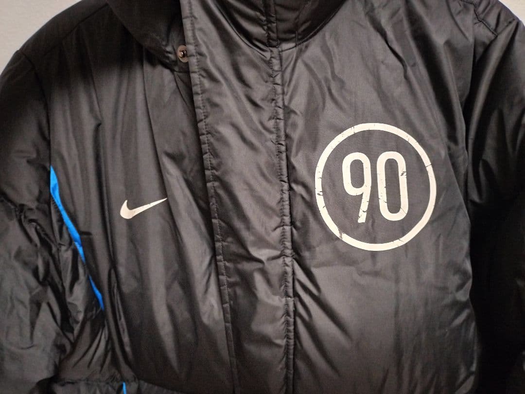 1点モノ★肉厚NIKE★ロングダウンコートぱんぱん★ベンチコート ★Ｌ美品