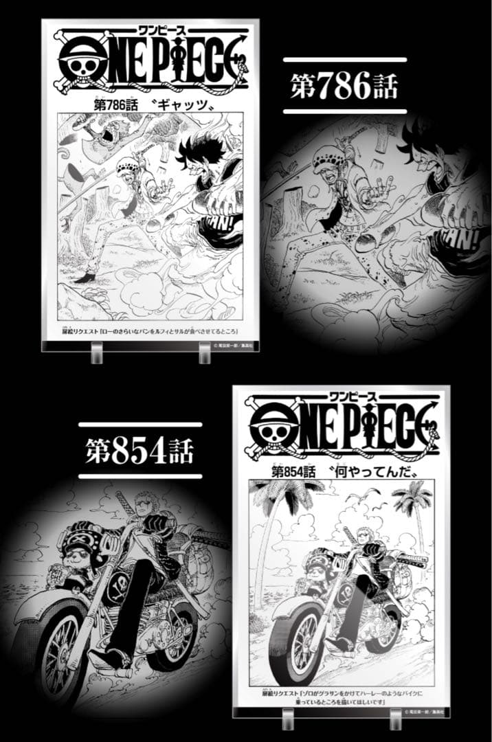ONE PIECE ワンピース マンガアクリル 週刊少年ジャンプ定期講読者限定