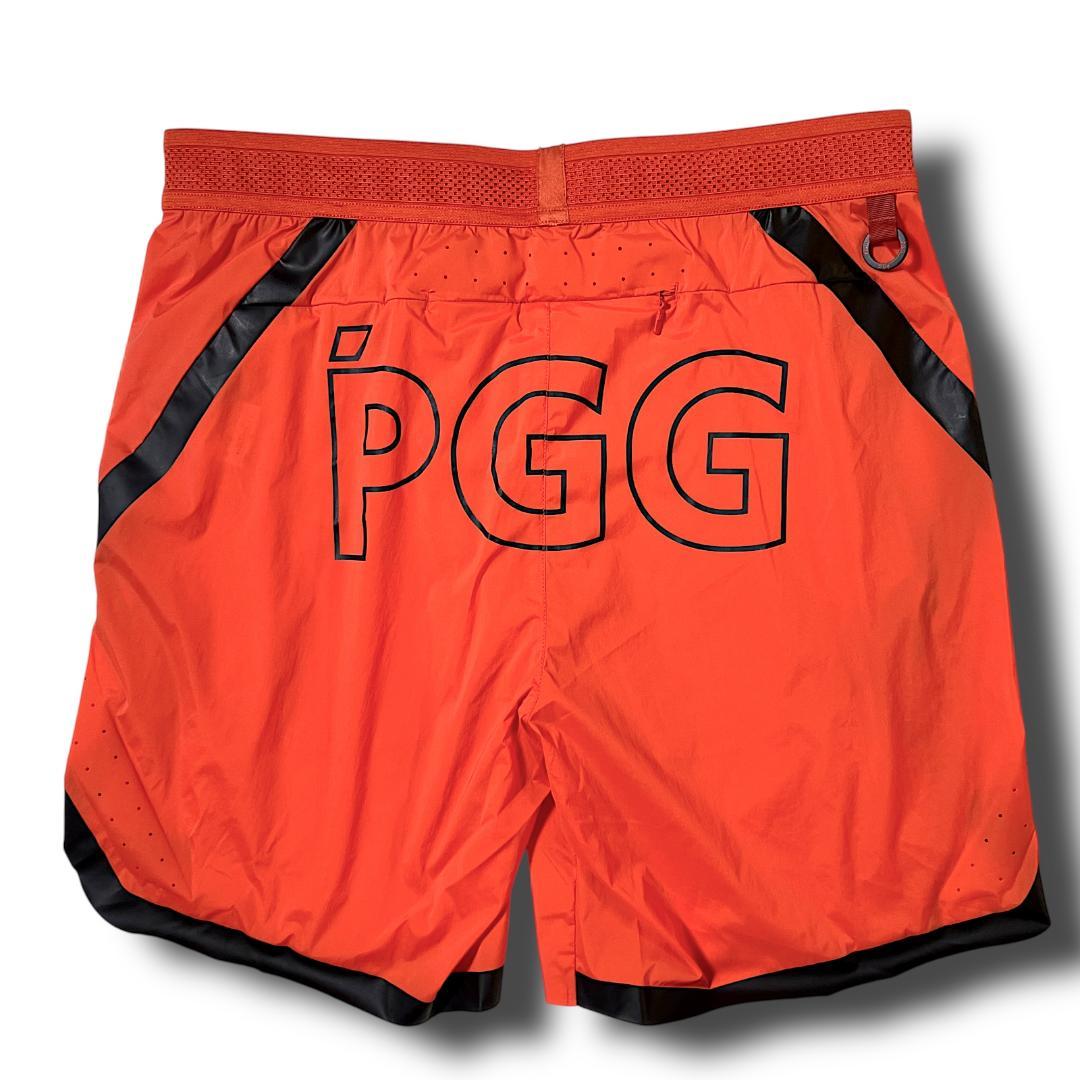 5 PGG パーリーゲイツ ストレッチタフタ 背面ビッグロゴ ショートパンツ