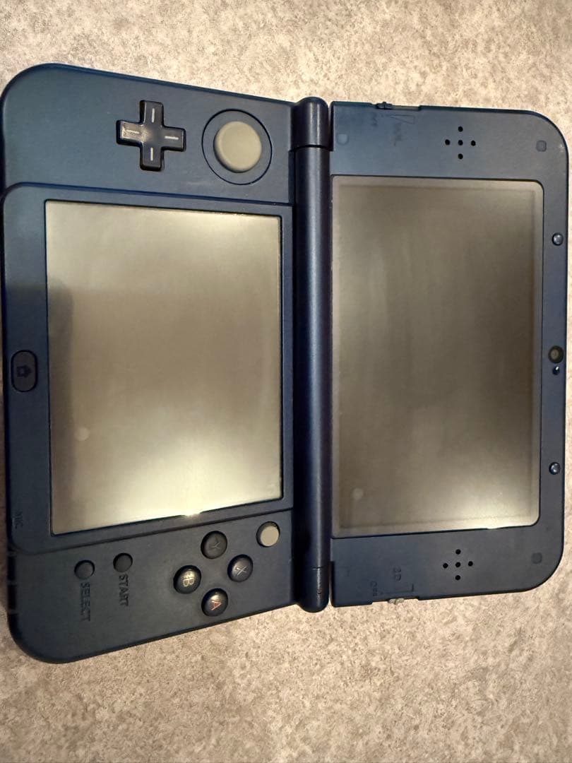 7-060 Newニンテンドー3DS LL メタリックブルー 上IPS