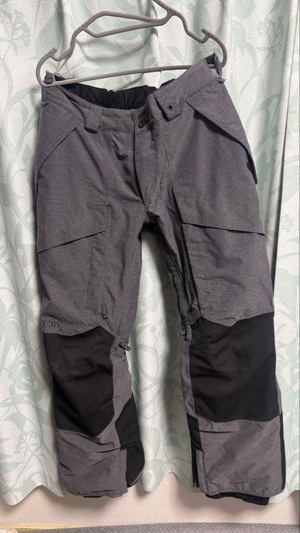 BURTON スノーボードウェアパンツ グレー ゴアテックス L