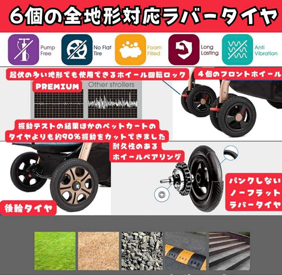 ALLWAN PREMIUM ペットカート45kg対応