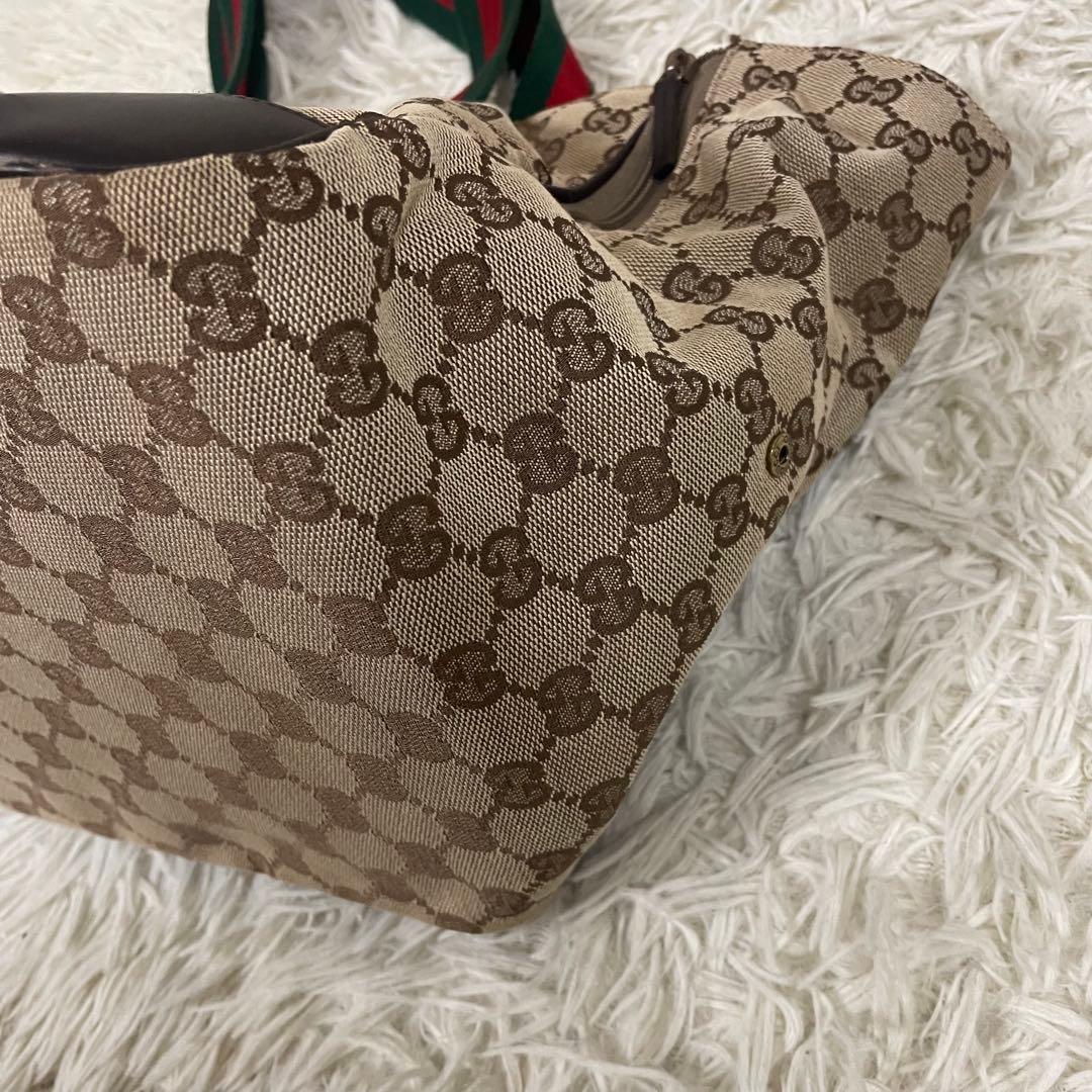 GUCCI グッチ ドッグキャリーバッグ シェリーライン GG柄