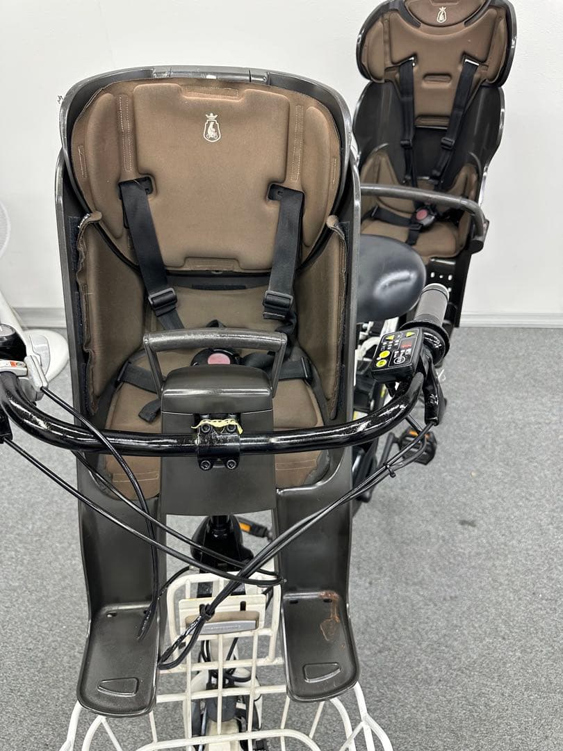 3人乗り対応電動自転車　ブリヂストンビッケ2 チャイルドシート付きのお買い得品