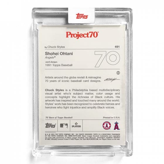 大谷翔平 topps project70 MLB ゴーストオブツシマ　10枚