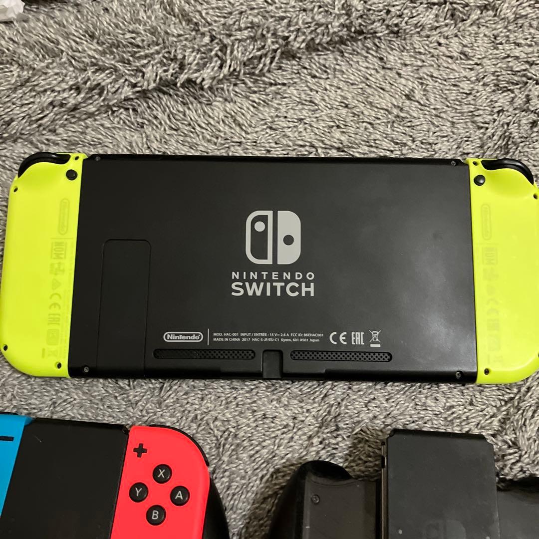 Switch 本体セット イエロー/レッド/ブルー　プロコン　ドッグ