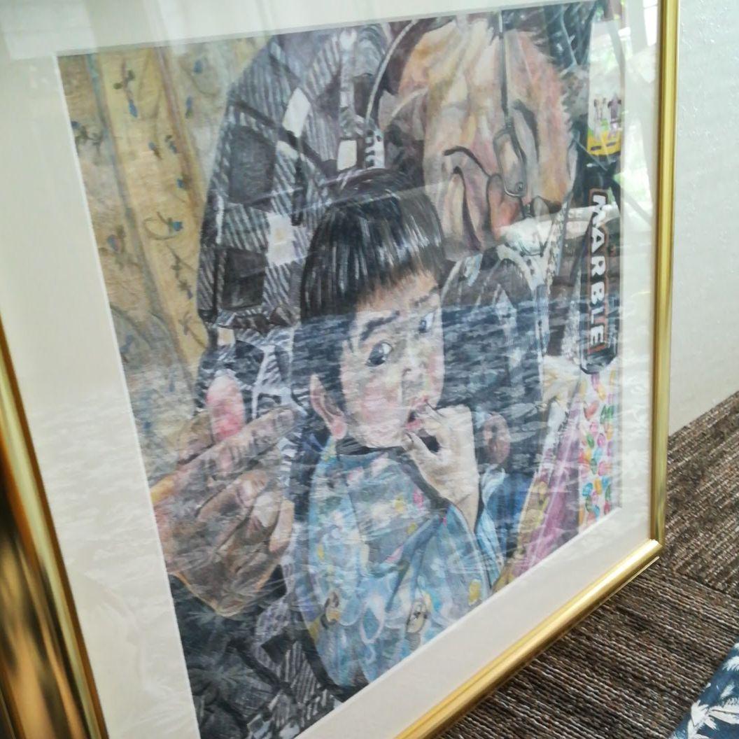 色鉛筆画