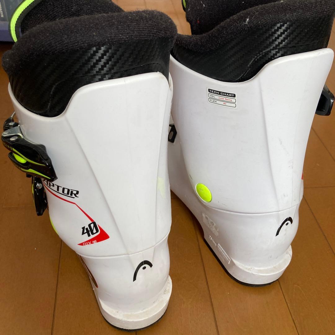 HEAD Raptor 40 ホワイト レーシングブーツ　23-23.5