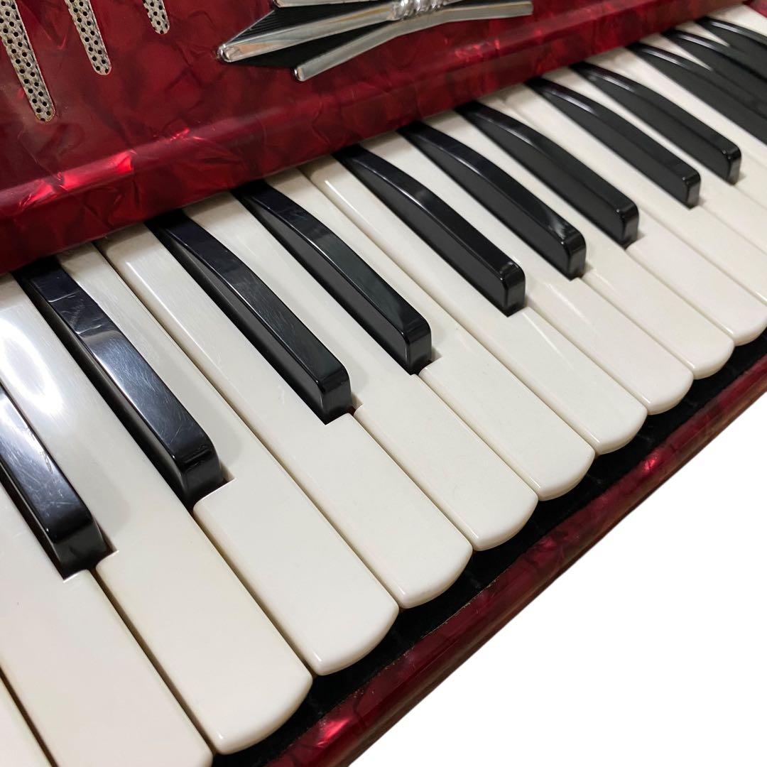 【良品】YAMAHA アコーディオン YA-18 ハードケース付　30鍵盤