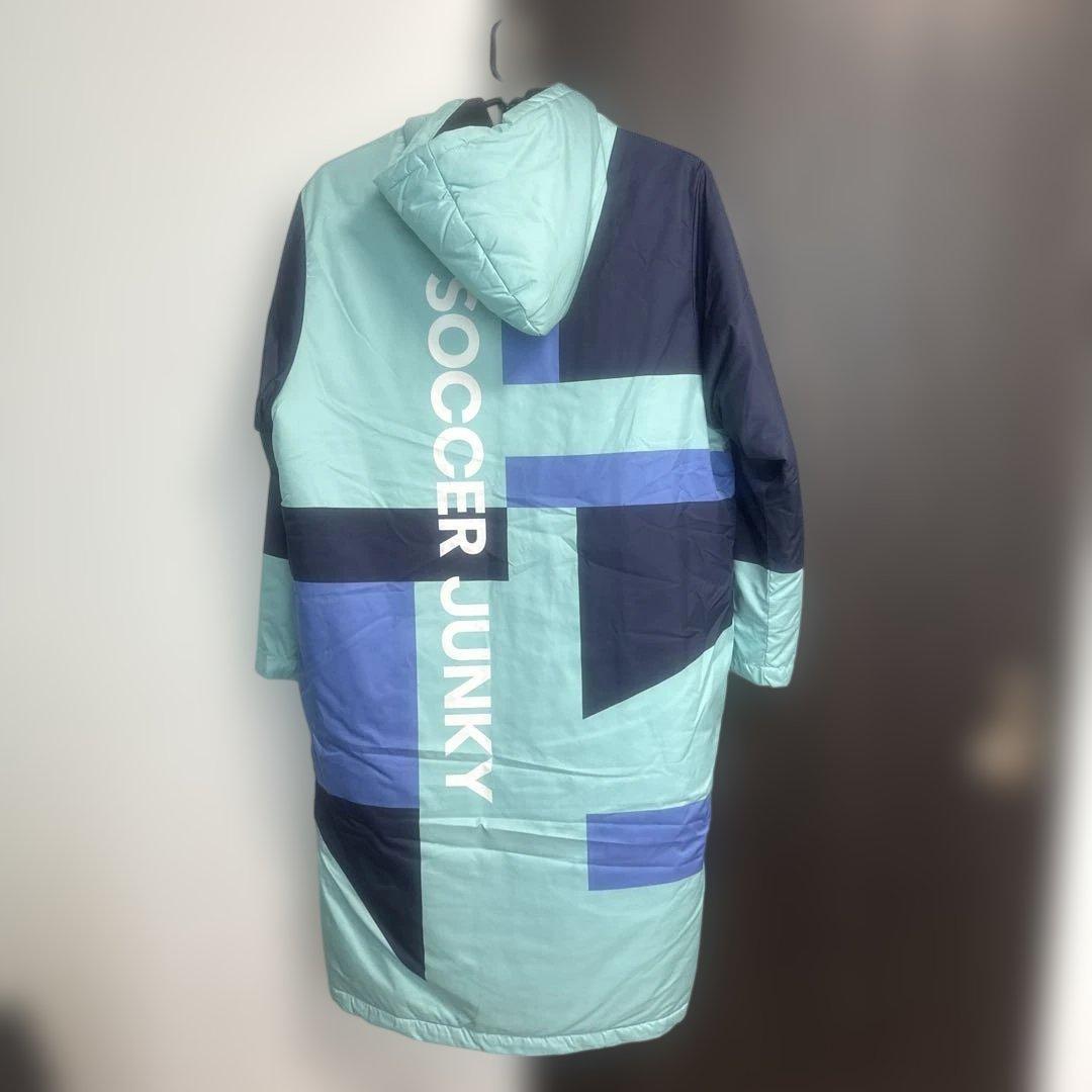 SOCCER JUNKY ベンチコート フード付き