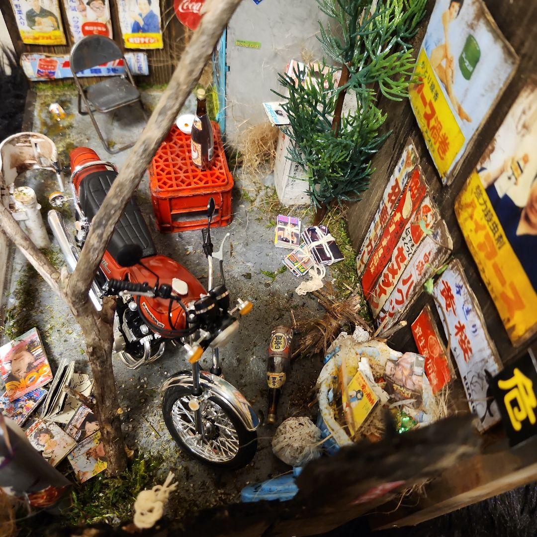 昭和　レトロ自販機　ジオラマ　1/12 Z2　ホーロー看板