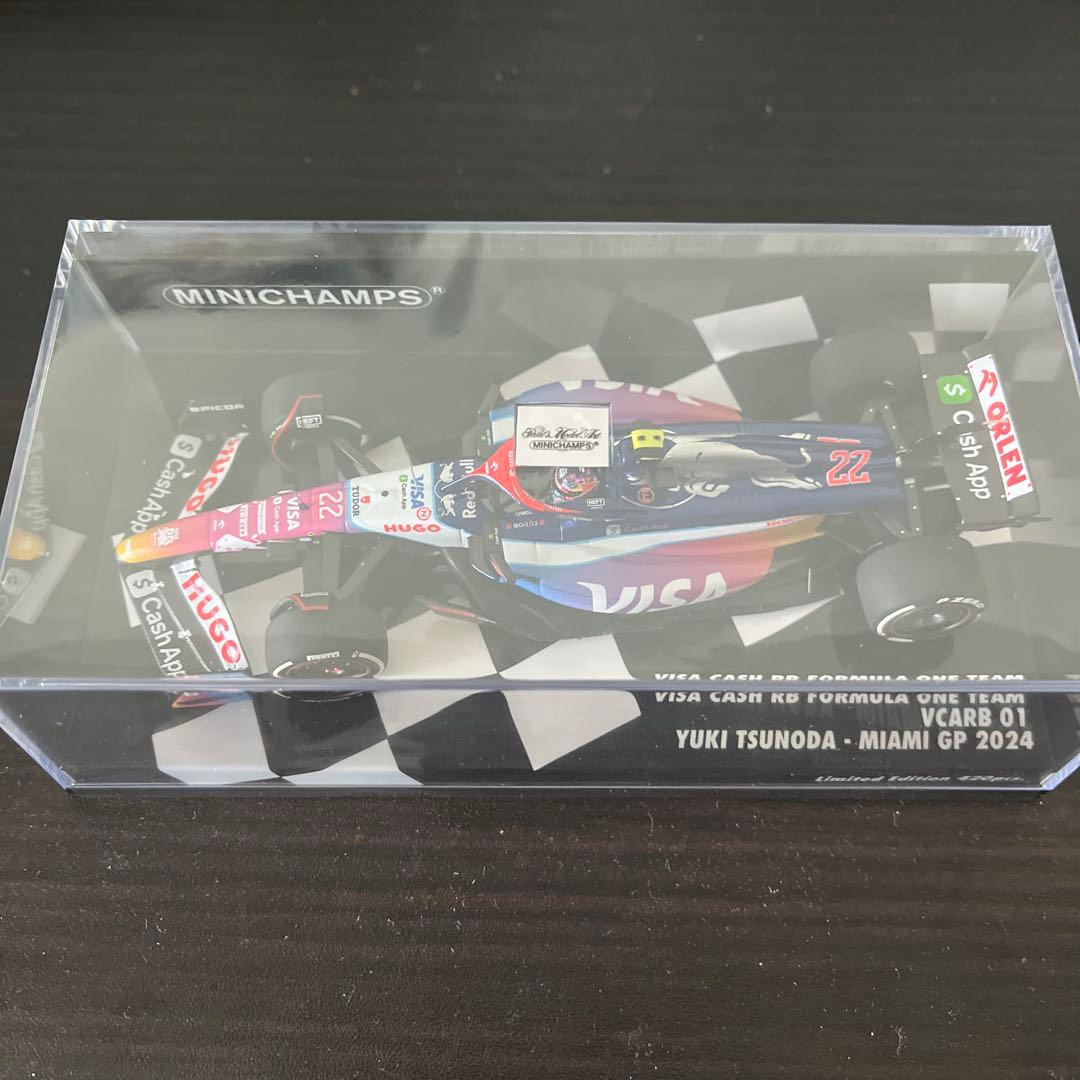 MINICHAMPS 1/43 VCARB01 角田裕毅 2024 マイアミGP