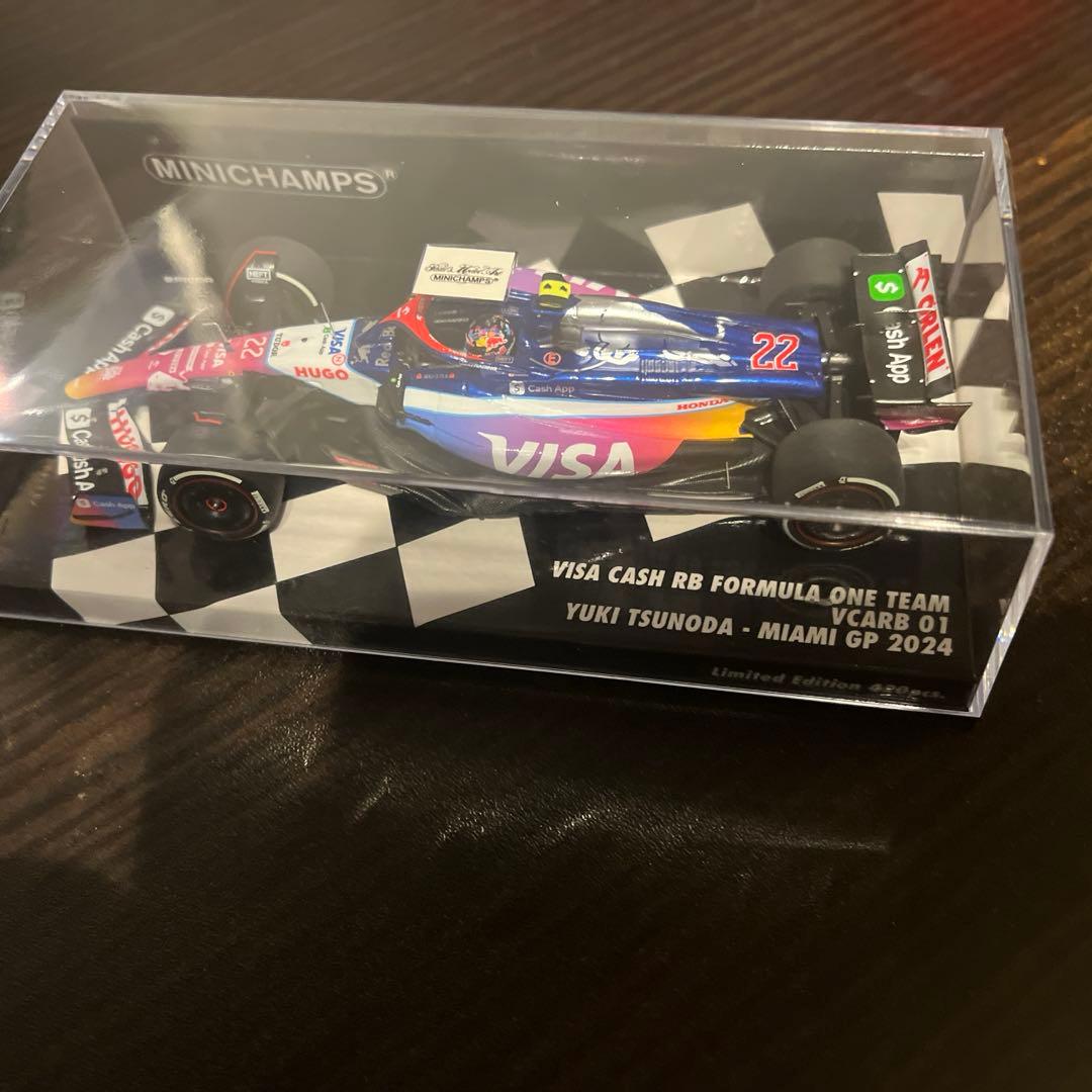 MINICHAMPS 1/43 VCARB01 角田裕毅 2024 マイアミGP