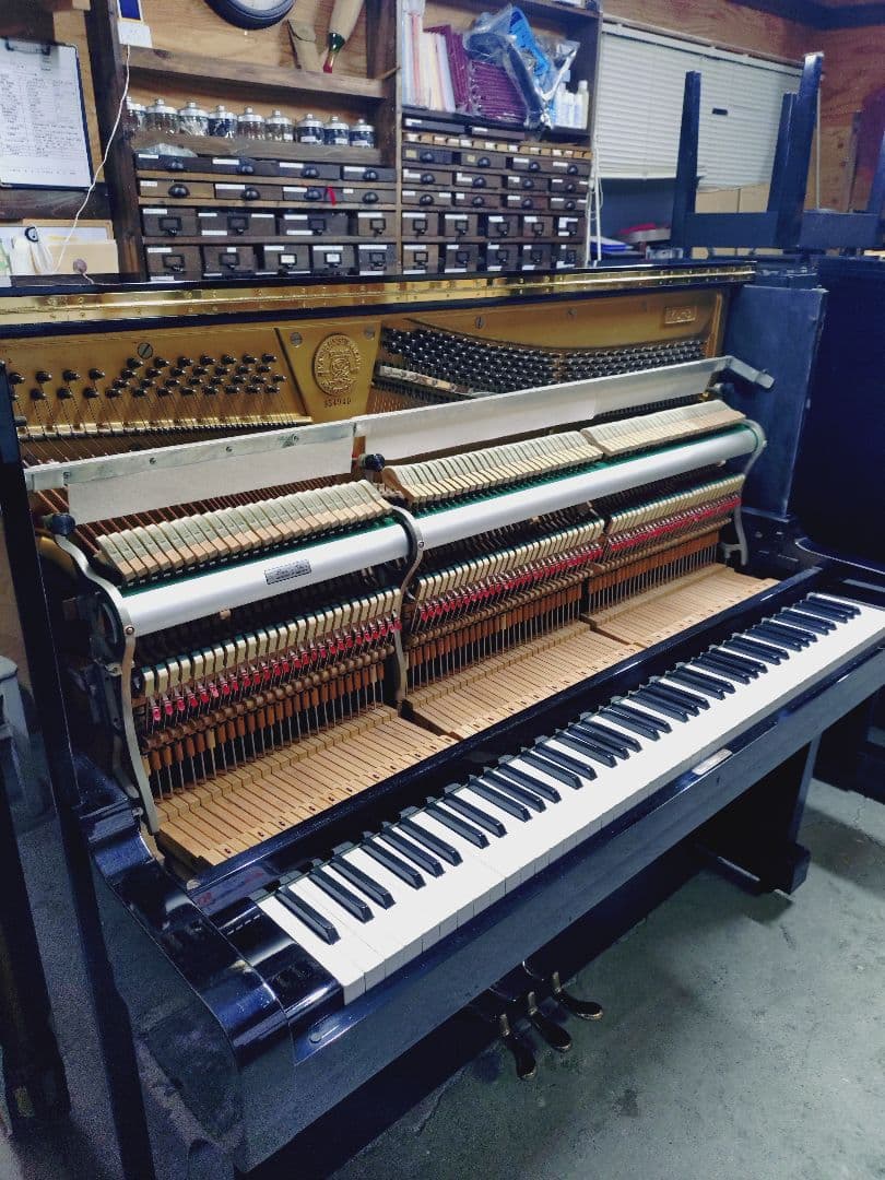 KAWAI KU3 アップライトピアノ 黒