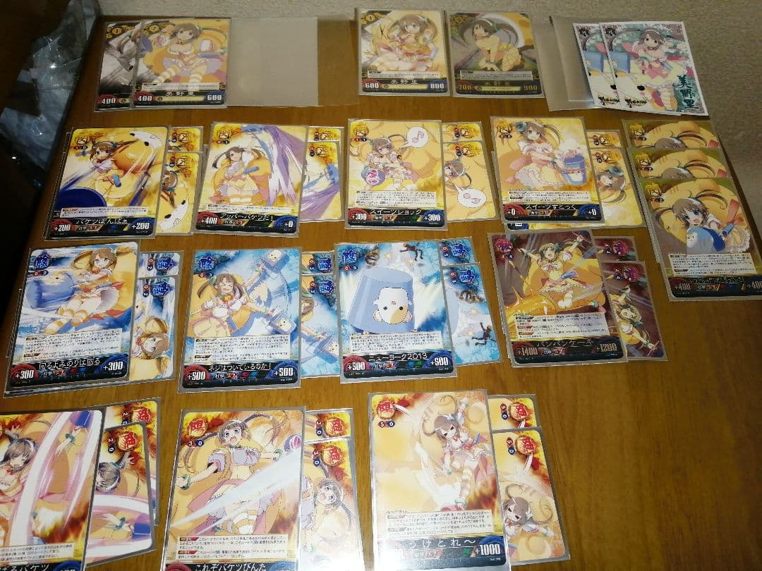 UVS アンリミテッドヴァーサス　閃乱カグラ　美野里　未完成デッキ　サイン
