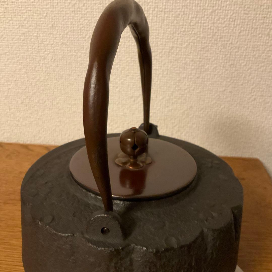 鉄瓶　京鉄瓶　茶道具　雪月花　鳴り金