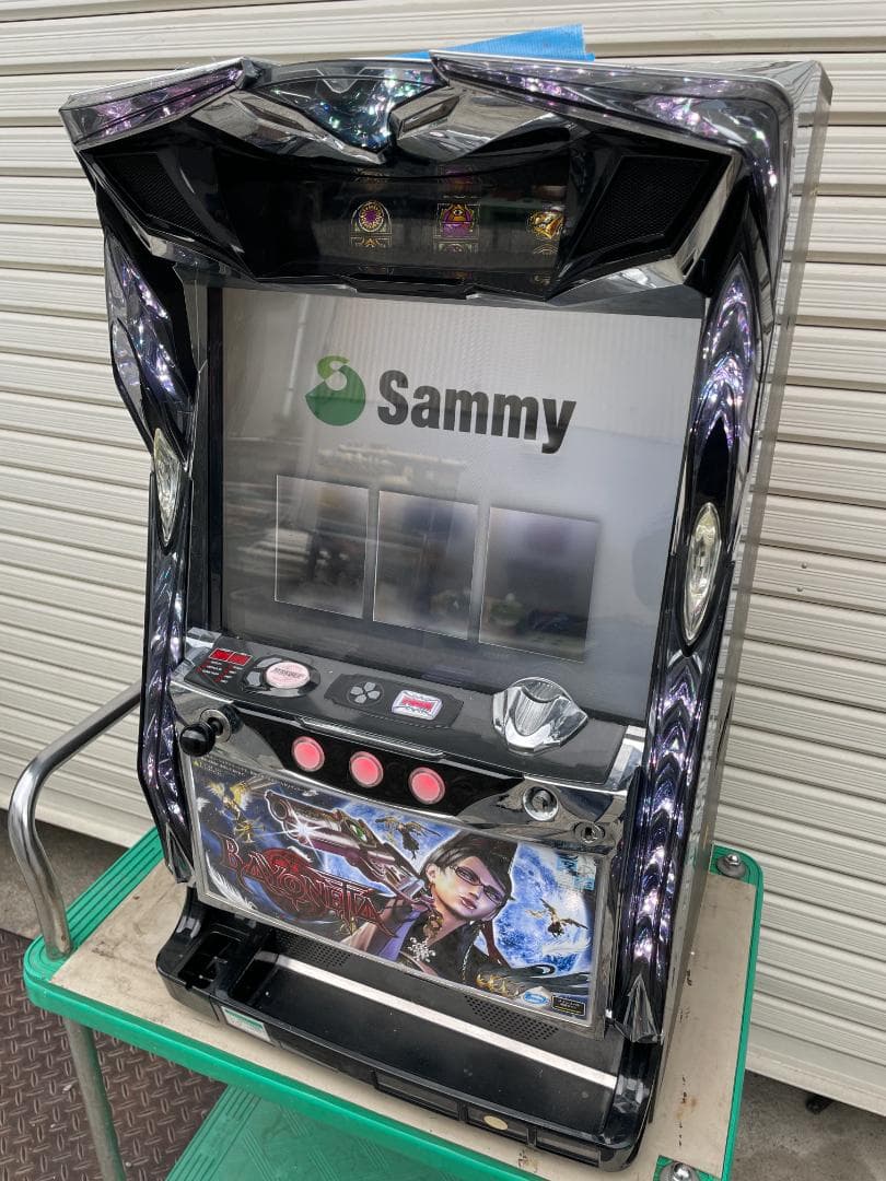 ★動作〇★ 訳アリ パチスロ 実機 サミー ベヨネッタ 5号機 AT 家スロ