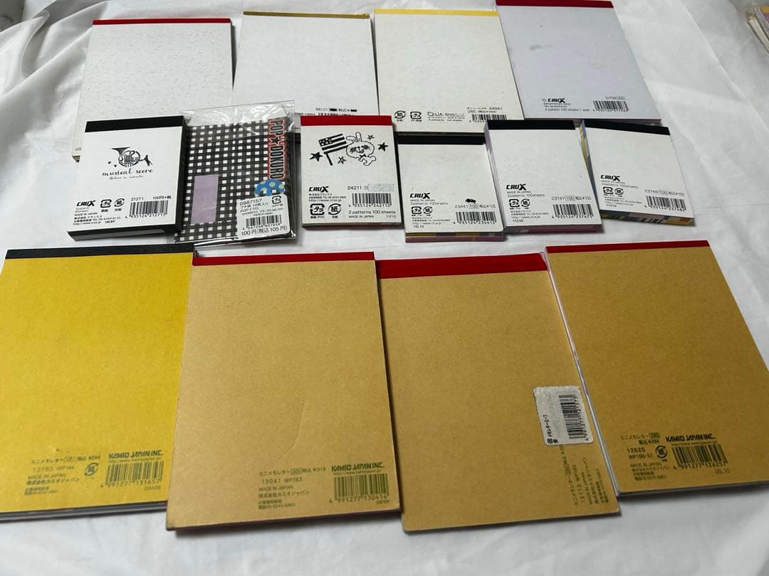 平成　レトロ　ファンシー　大量　14点　キラキラ　デコ　メモ帳　おまとめ売り