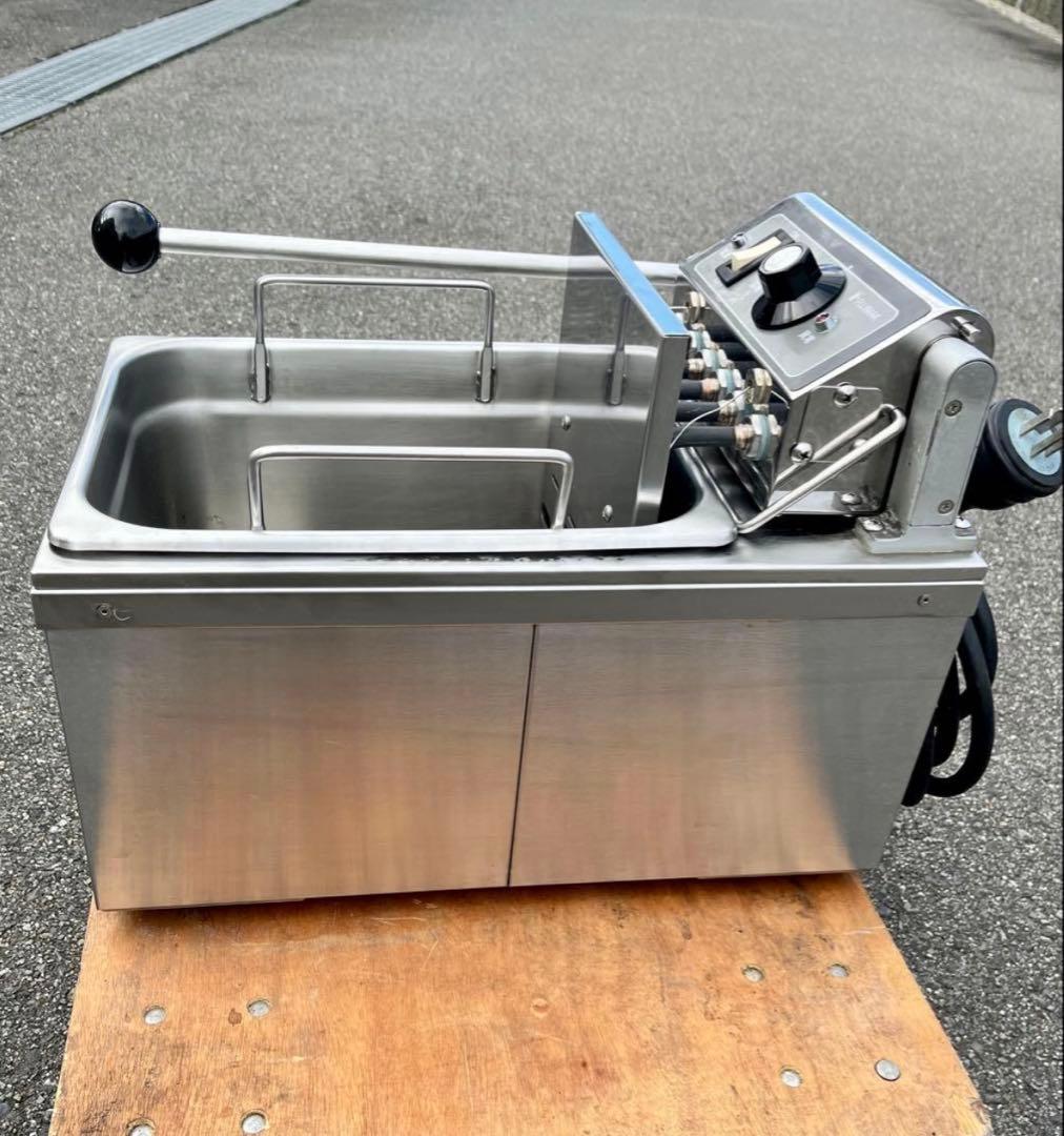 【フジマック】業務用 卓上電気フライヤー 3相200V 8リットル