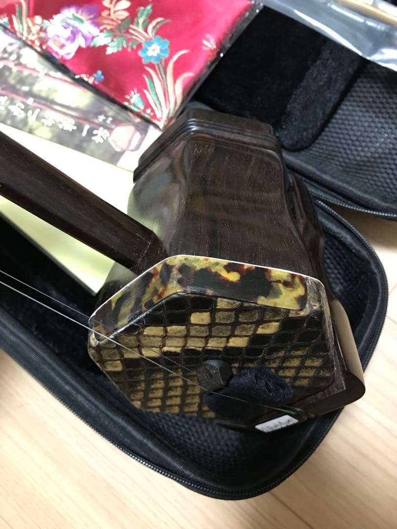 最上級明清老紅木　古月琴坊　二胡　萬其興　美品
