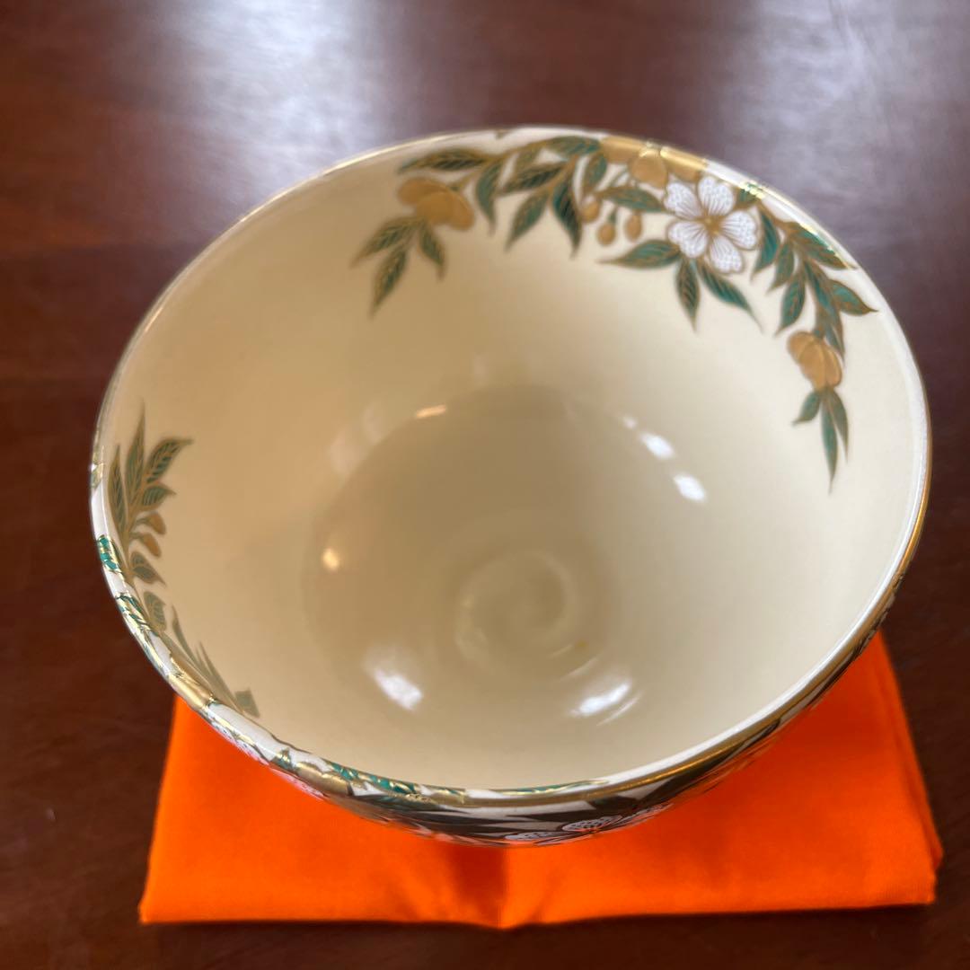 抹茶茶碗　枝垂桜