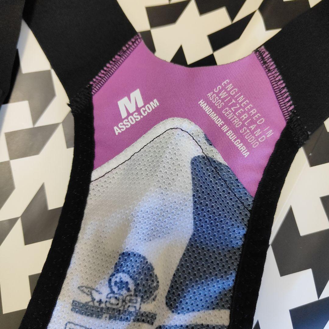 ASSOS LL. MILLE 4.4 bonka ビブタイツ サイズ:M 黒