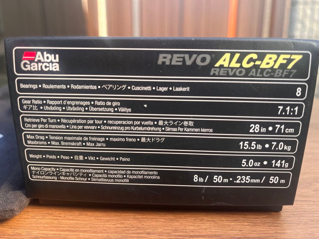 アブガルシア レボ ALC-BF7 右ハンドル ベイトフィネス