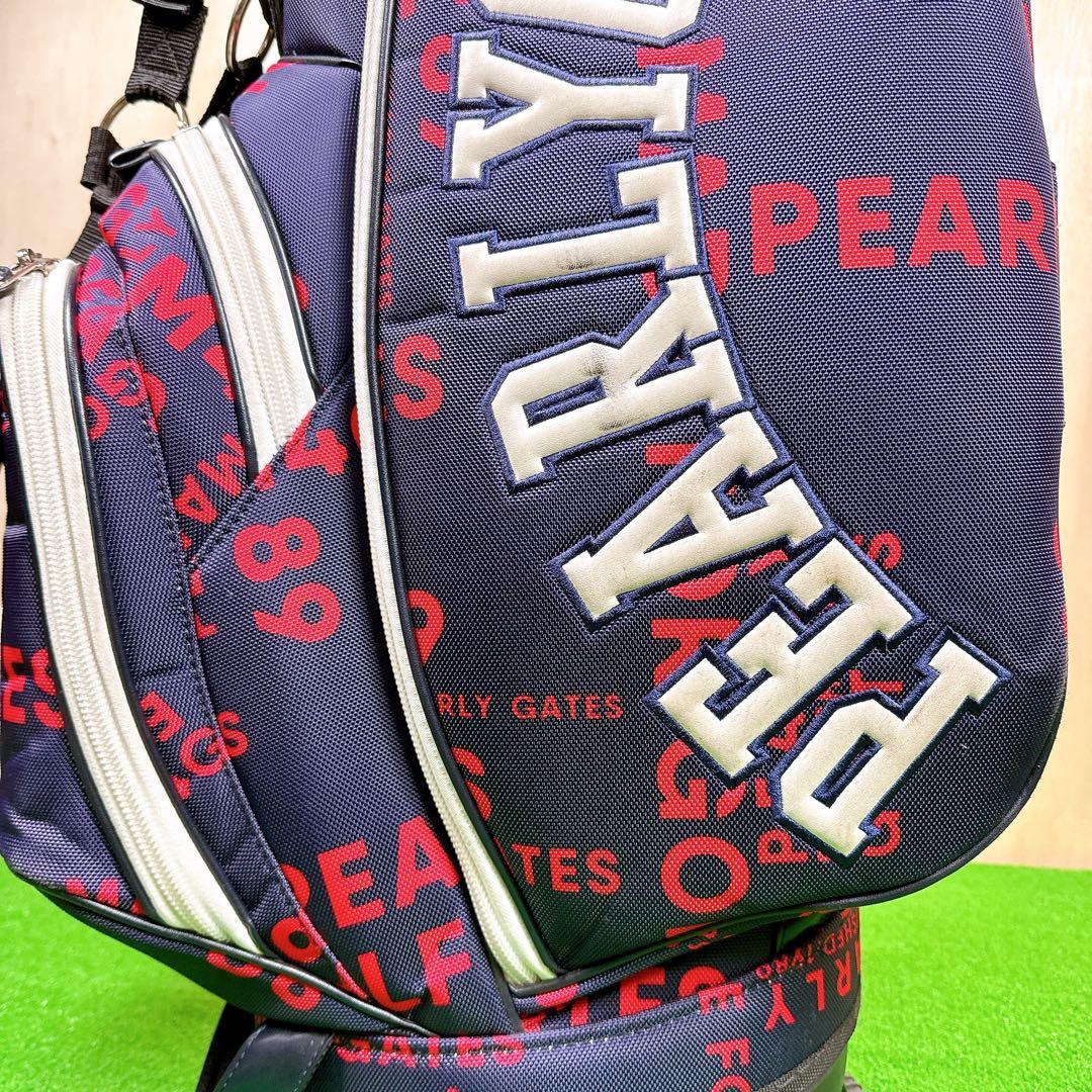 PEARLYGATES キャディバッグ スタンド式 ヘッドカバー付き 6分割