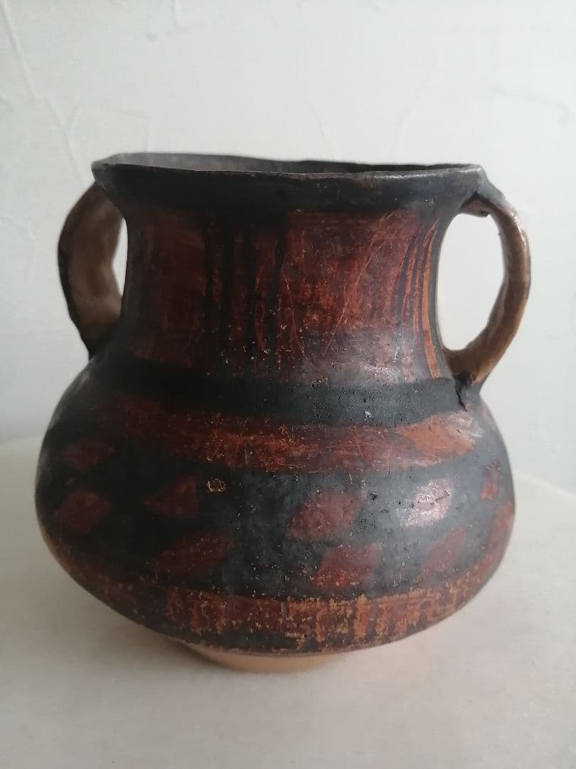 発掘品 彩色 二耳 アンダーソン土器 土器