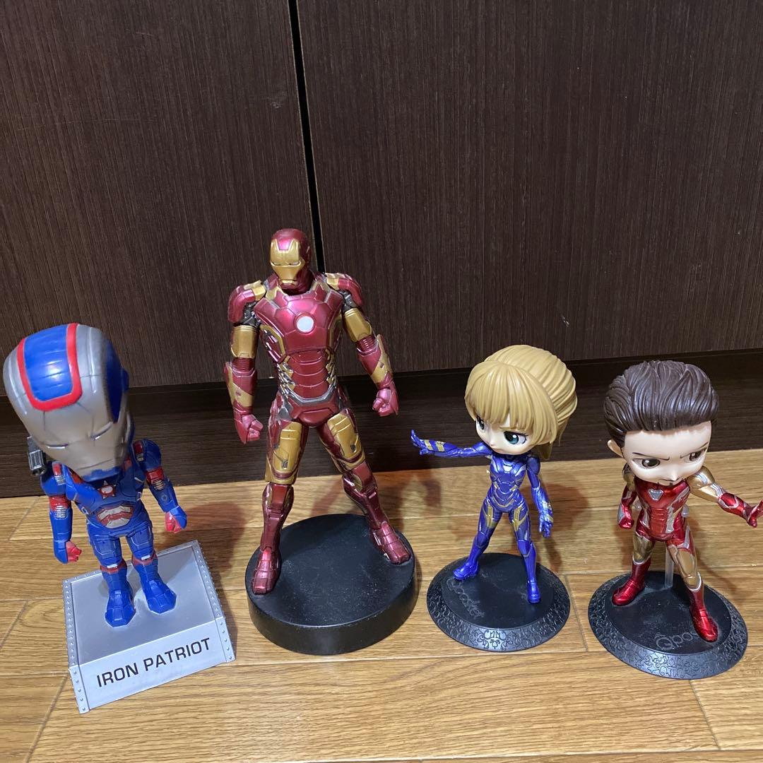 marvelマーベルアイアンマンベアブリックなど大量セットHappyくじSP賞