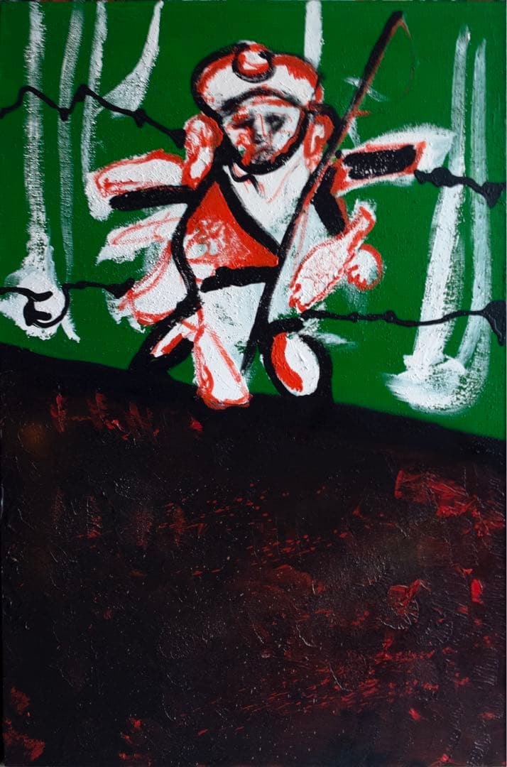 七福神　アート　アクリル作品7枚