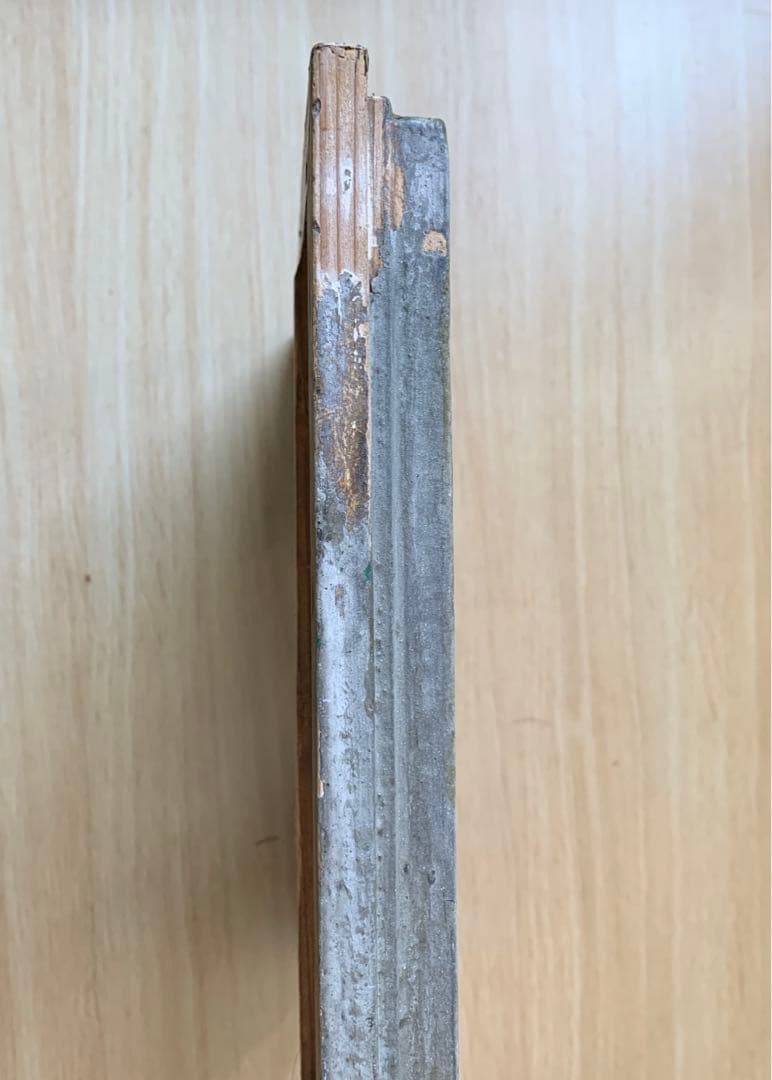 【希少.期間限定出品】額縁　グレー　木製フレーム　アンティーク