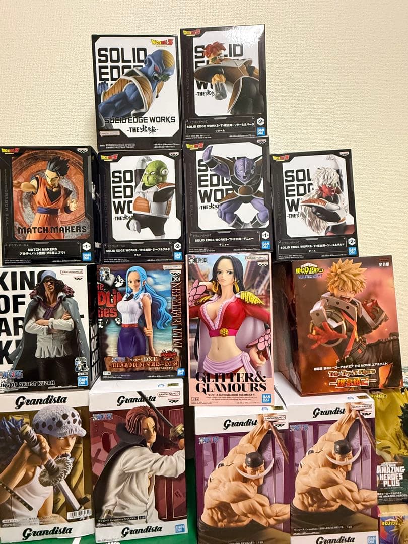 フィギュア ワンピース・ドラゴンボール・僕のヒーローアカデミア 19点まとま売り