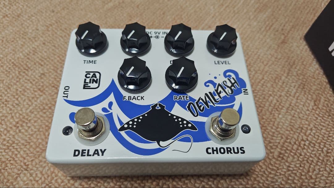 Caline DCP-03 DEVILFISH コーラス ディレイ エフェクター