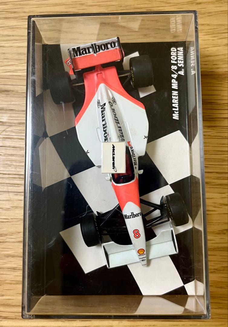 ミニチャンプス マクラーレン MP4/8 A.セナ 1/43 マルボロ仕様