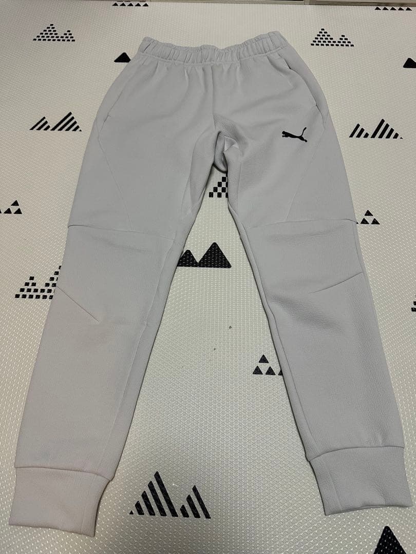 PUMA フーデットスウェット JKT フェザーグレー