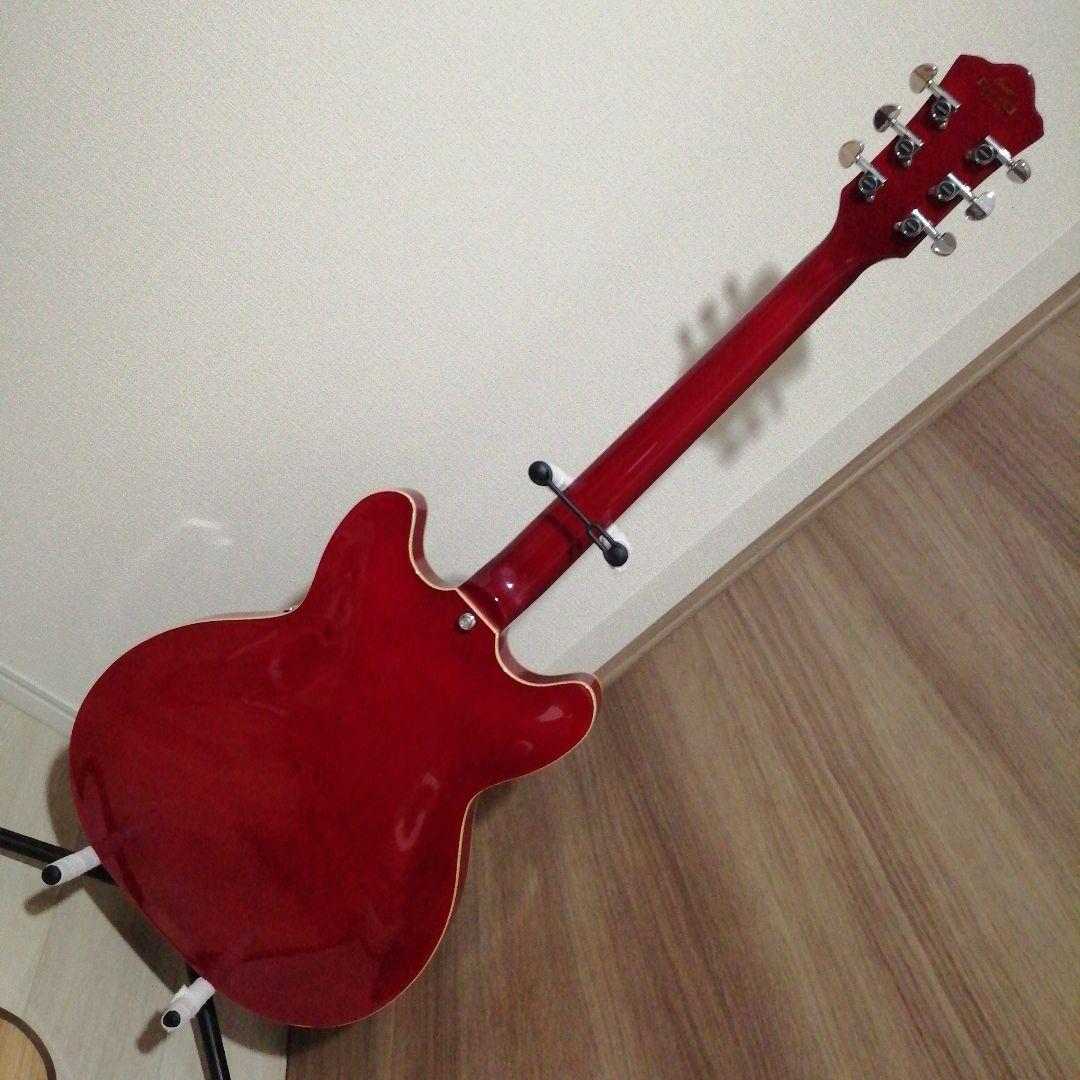 【ケース付き】grote jazz electric guitar セミホロウ