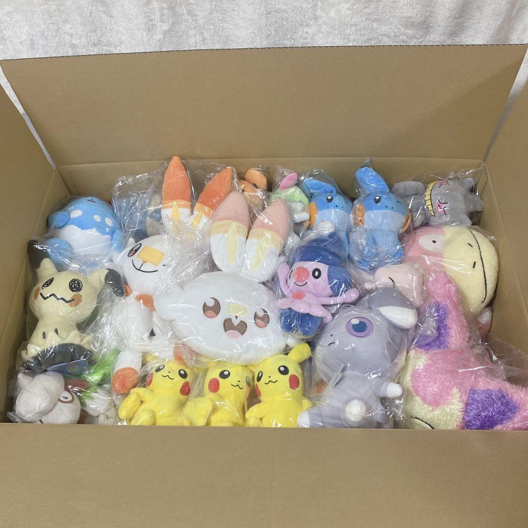 ポケモン　ぬいぐるみ　まとめ売り30点　ゲンガーヤドンマリルピチュウライチュウ