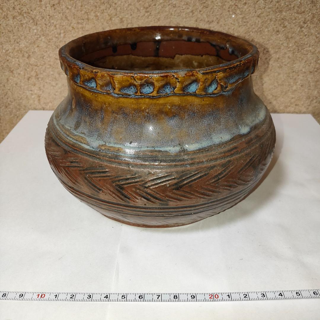 鉢　壺　工芸品　焼き物　陶器　古道具　骨董　アンティーク　レトロ