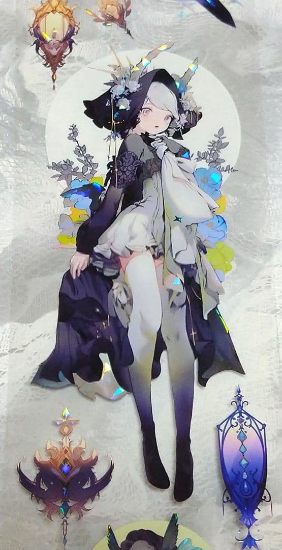 廃盤品✩J1046＃逆浮光(贝壳光)如终野切り売り海外人物女の子AIマステ