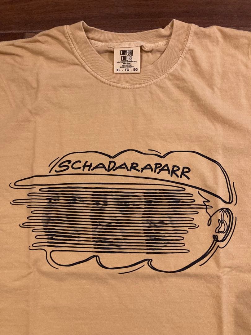 スチャダラパーのTシャツ XLマスタード 新品