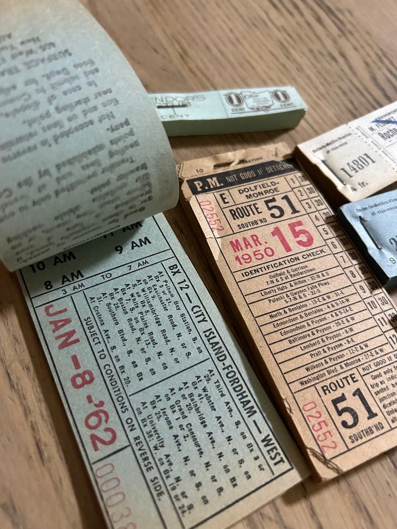 おまとめ　ブロックチケット　6冊 セット② セット③