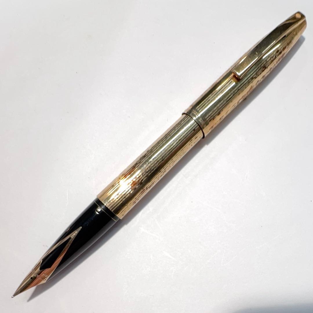 ■シェーファー 金張り インペリアル 万年筆 14K XF 洗浄済■