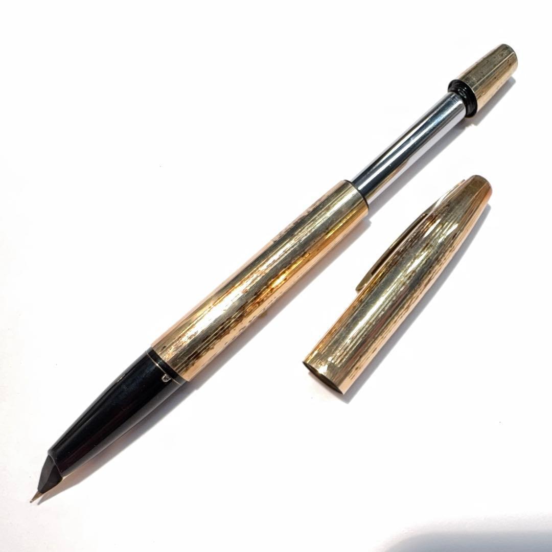 ■シェーファー 金張り インペリアル 万年筆 14K XF 洗浄済■