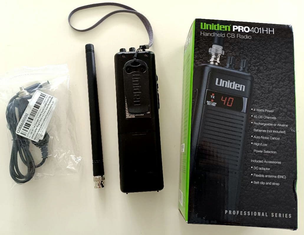 入手困難　Uniden PRO401HH ハンドヘルド感度抜群CB無線