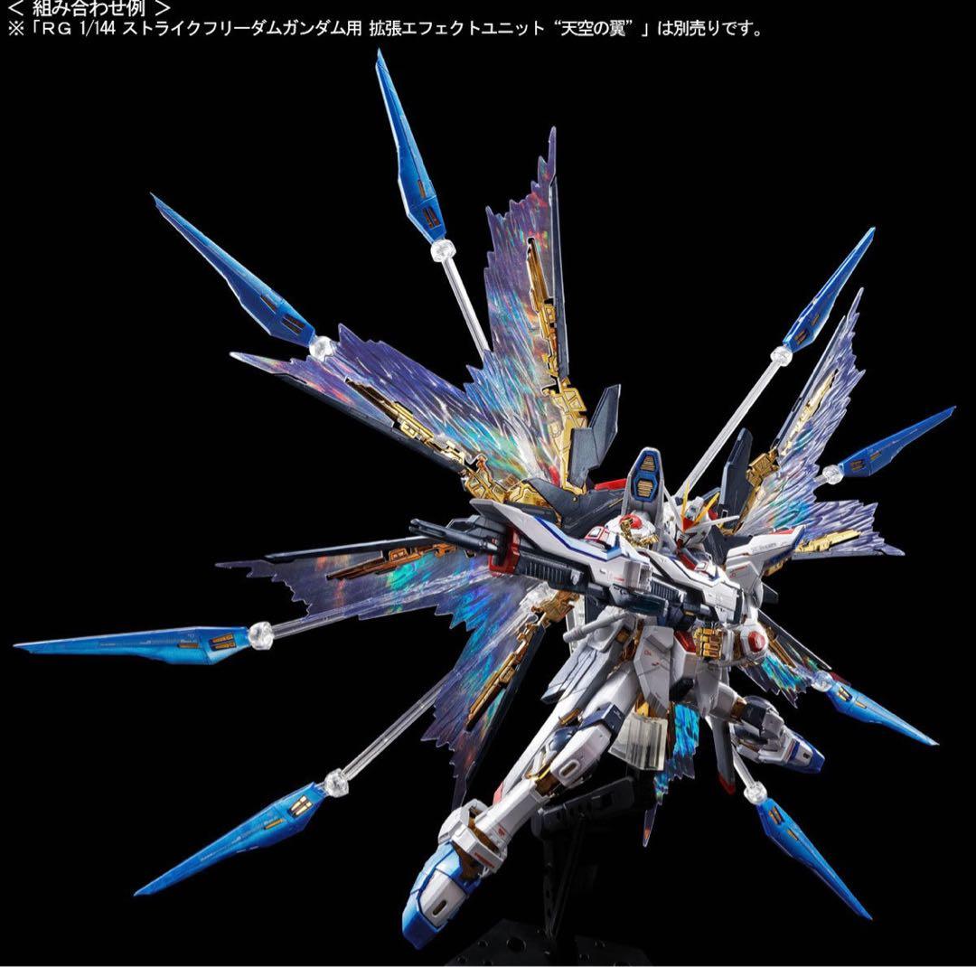 RG1/144ストライクフリーダムガンダム天空の翼セット【チタニウムフィニッシュ